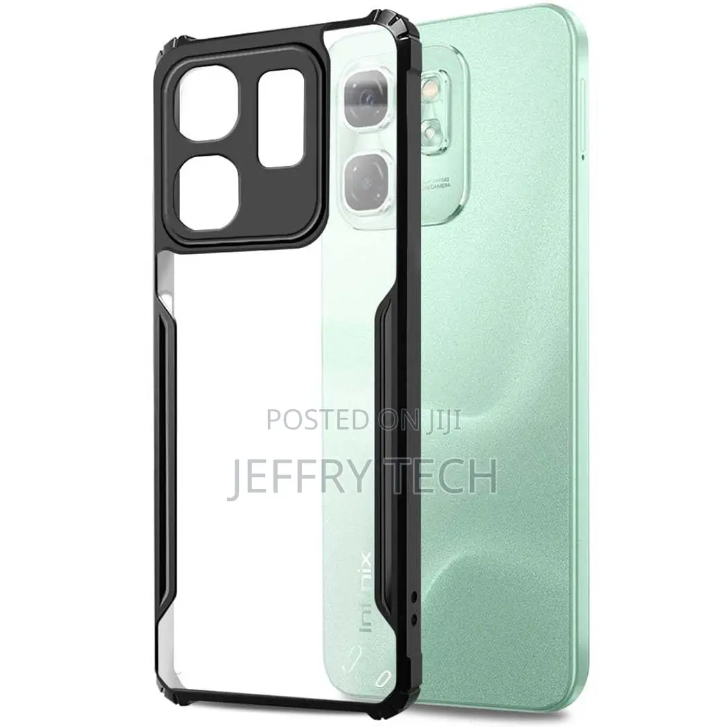 Shockproof Crystal Clear Back Cover Case for Infinix Hot 50i