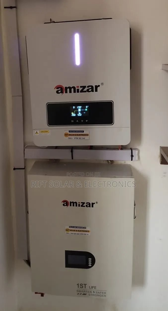 3.2kva - 2.56kw Lithium -(4)500w Solar -Free Transport Installation