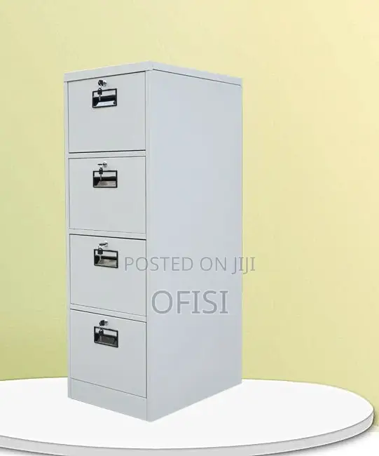 Office Cabinet; 4 Drawer Office Filling Cabinet With Four Keys