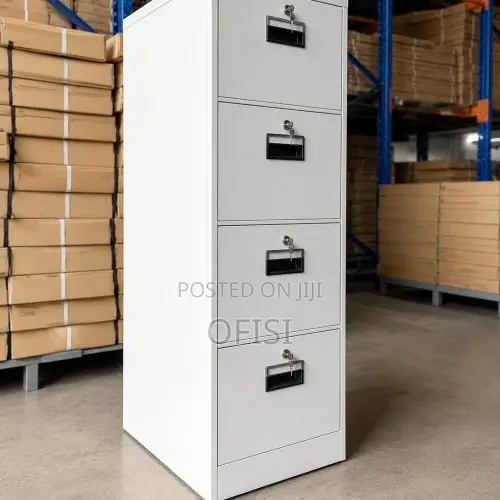 Office Cabinet; 4 Drawer Office Filling Cabinet With Four Keys