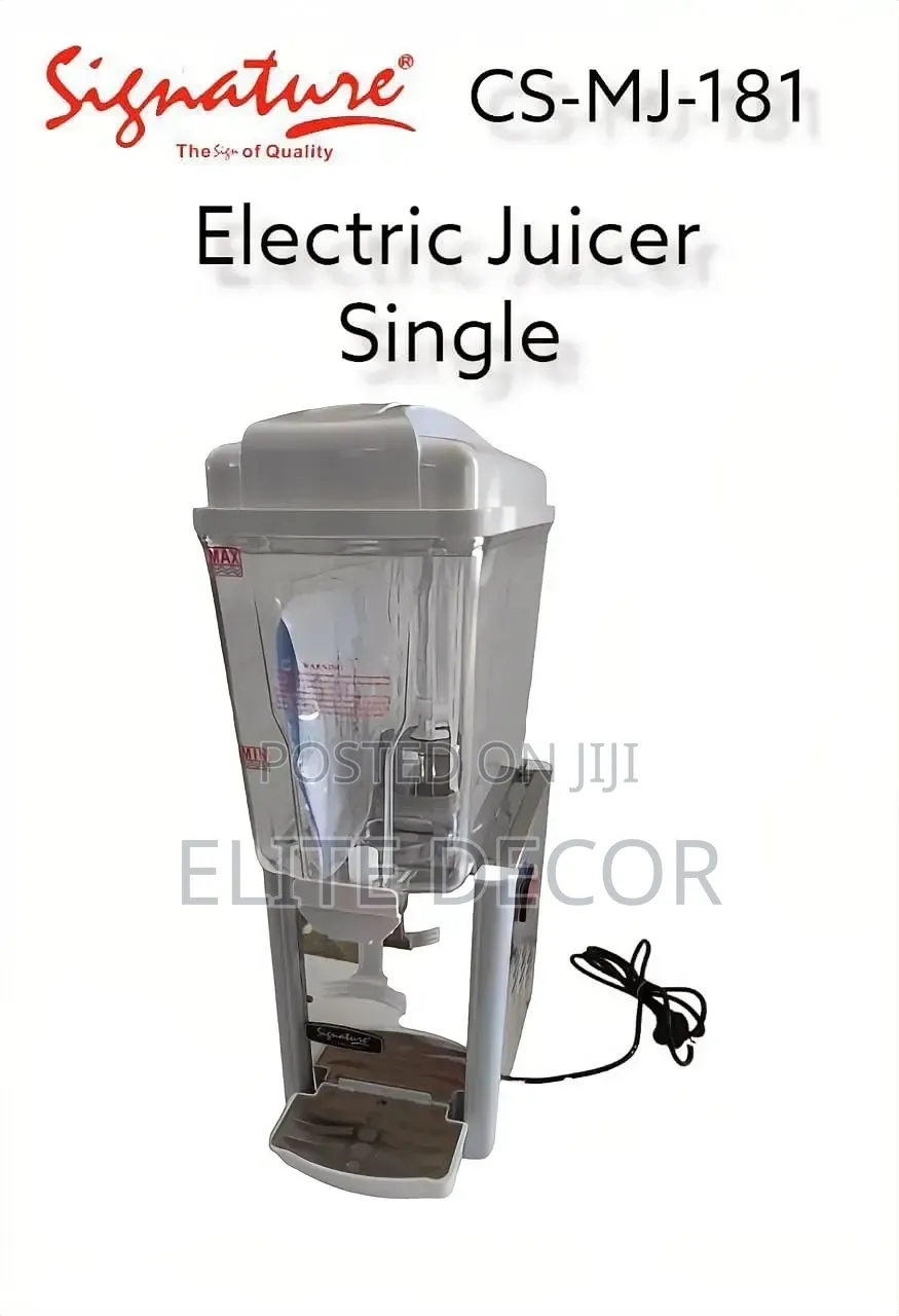 Signature 18l Electric Single Juice Dispenser With Cooling System