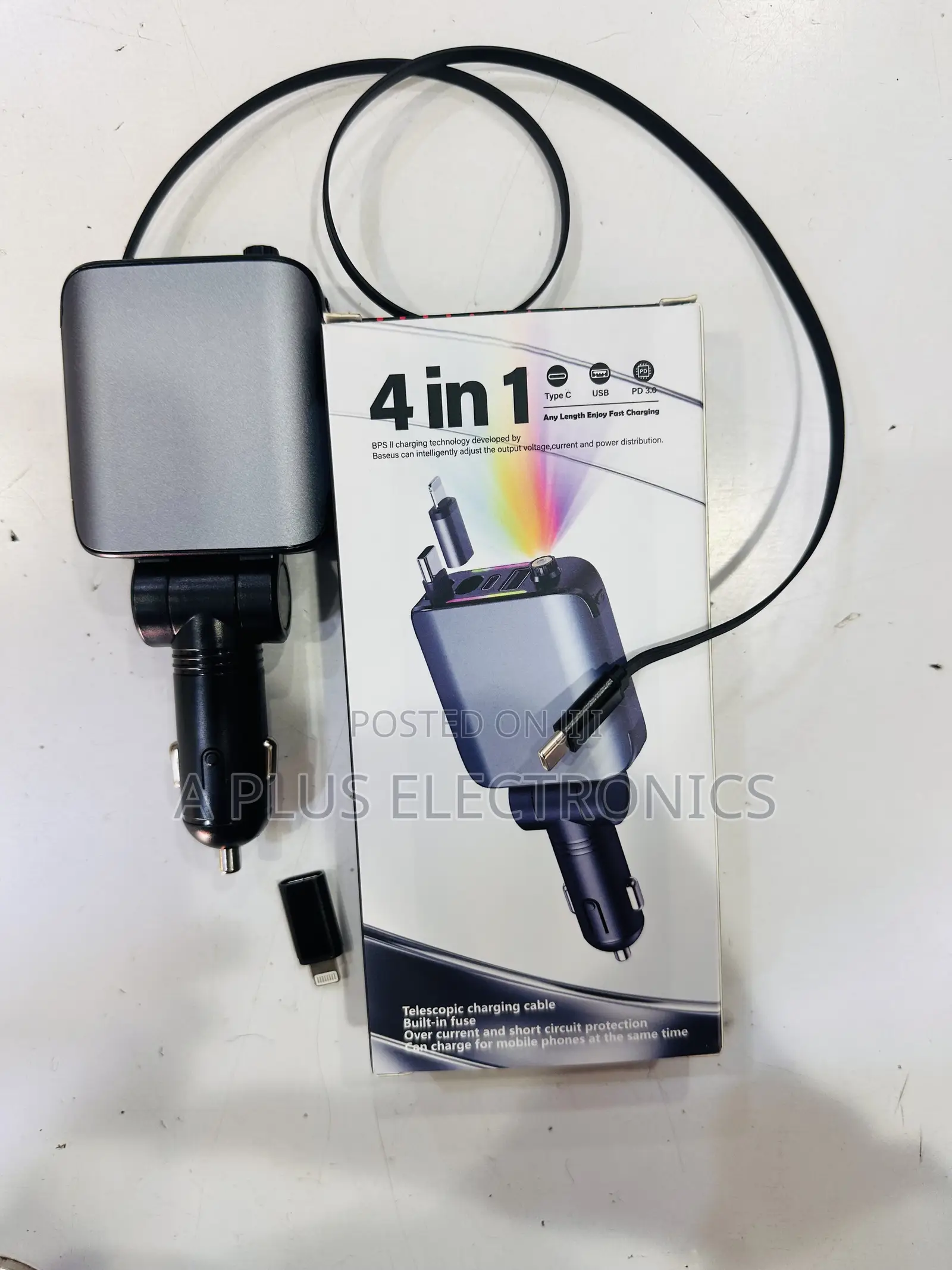 4 in 1 Super Fast Phone Charger for All Smartphones