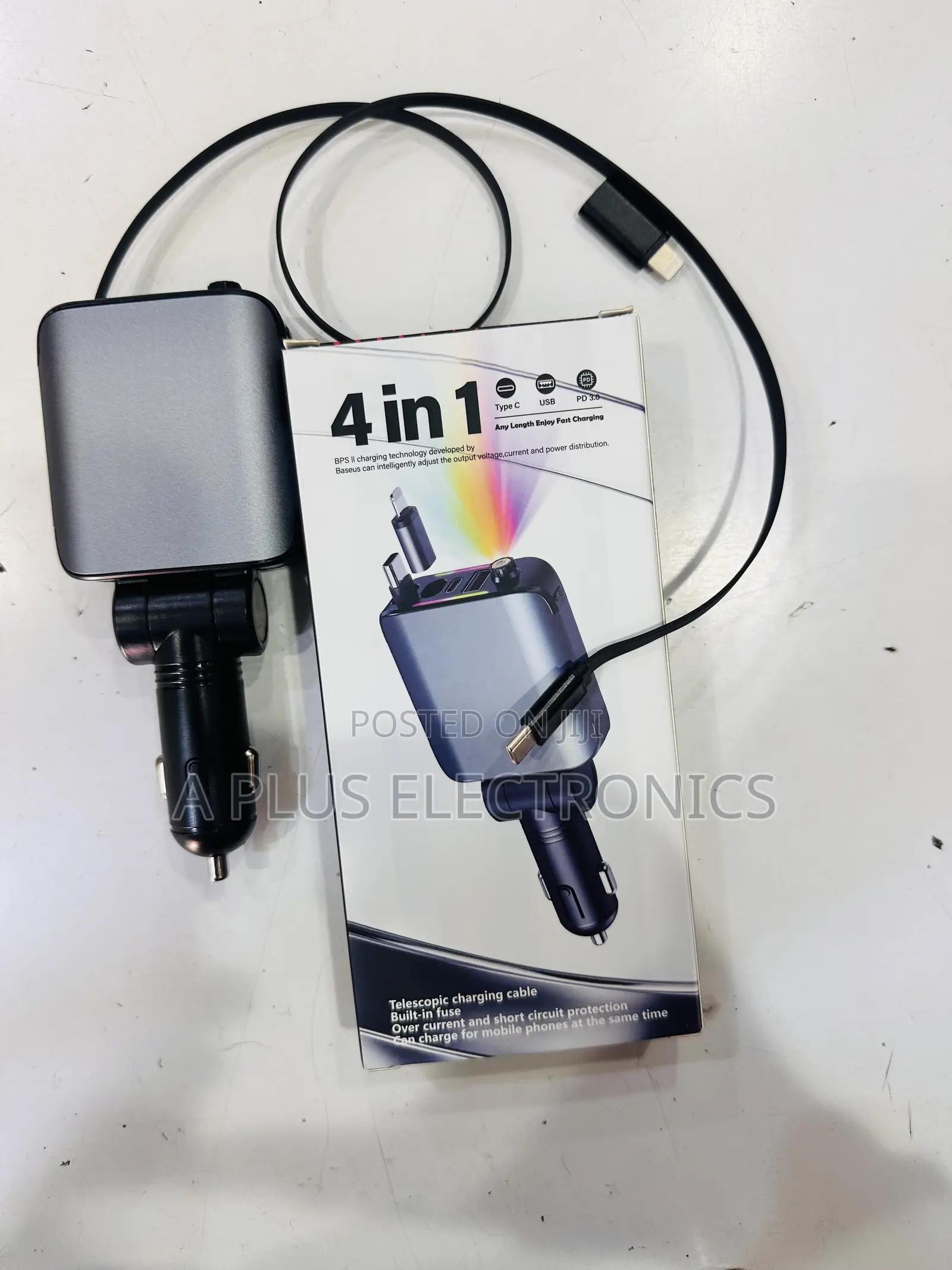 4 in 1 Super Fast Phone Charger for All Smartphones