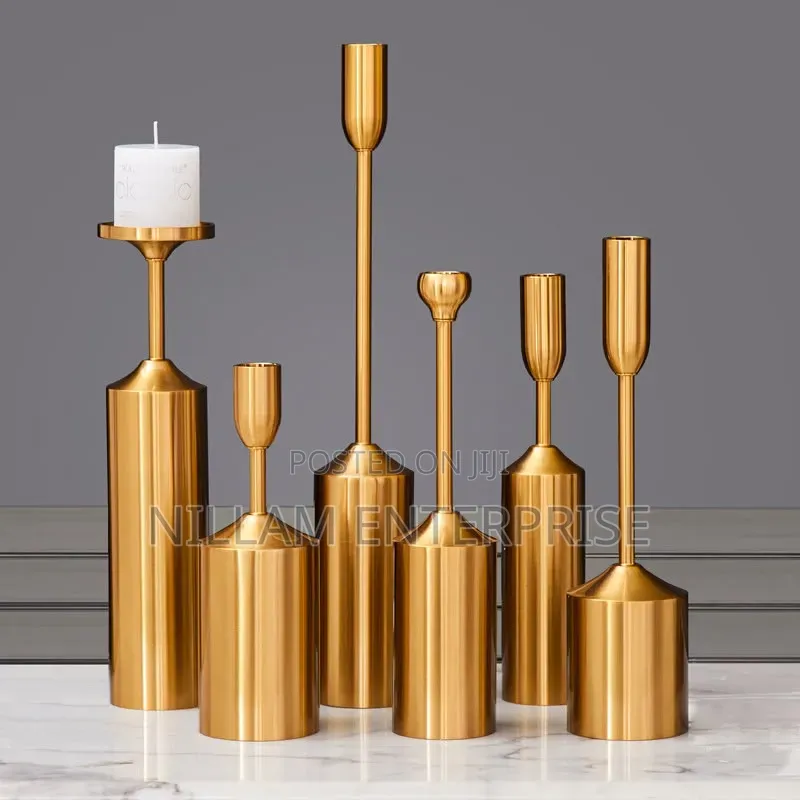 Luxury Gold Candle Holders,