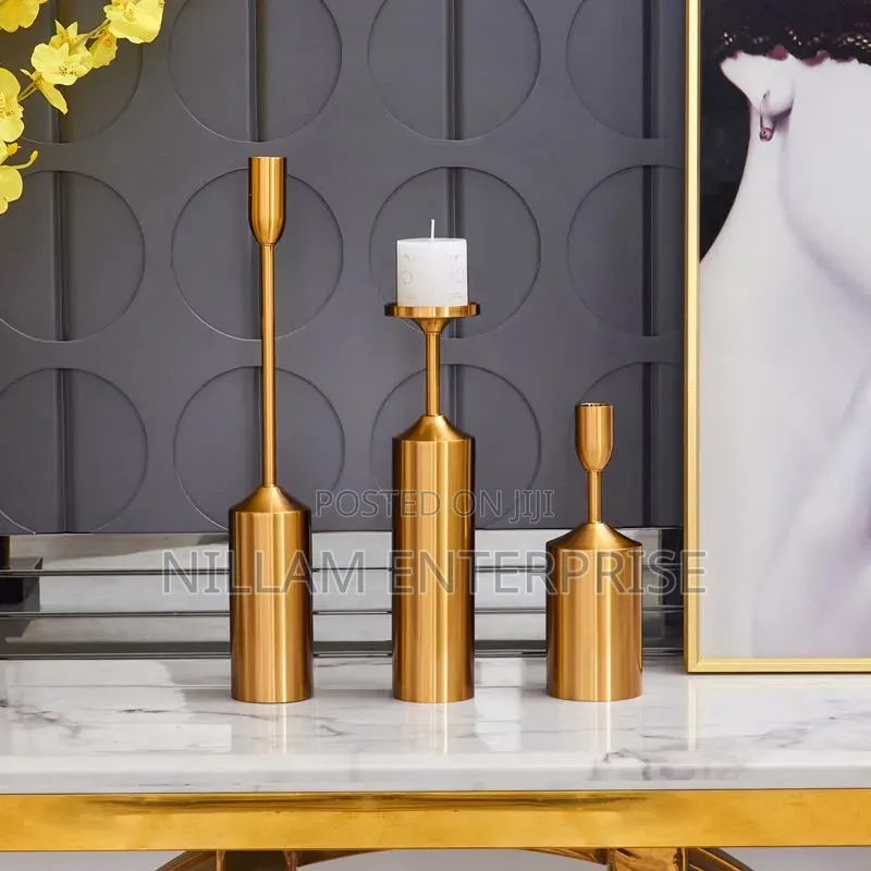 Luxury Gold Candle Holders,