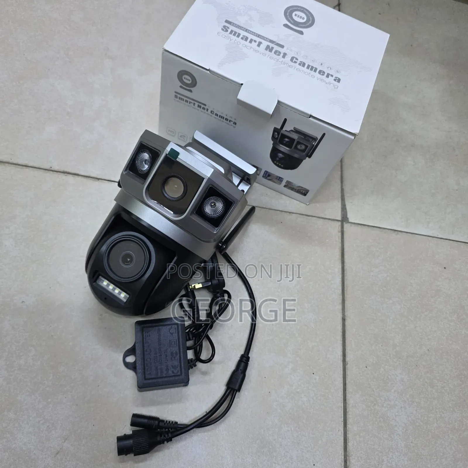 4mp V380 Pro Outdoor Camera With Night Vision Two-Way Audio