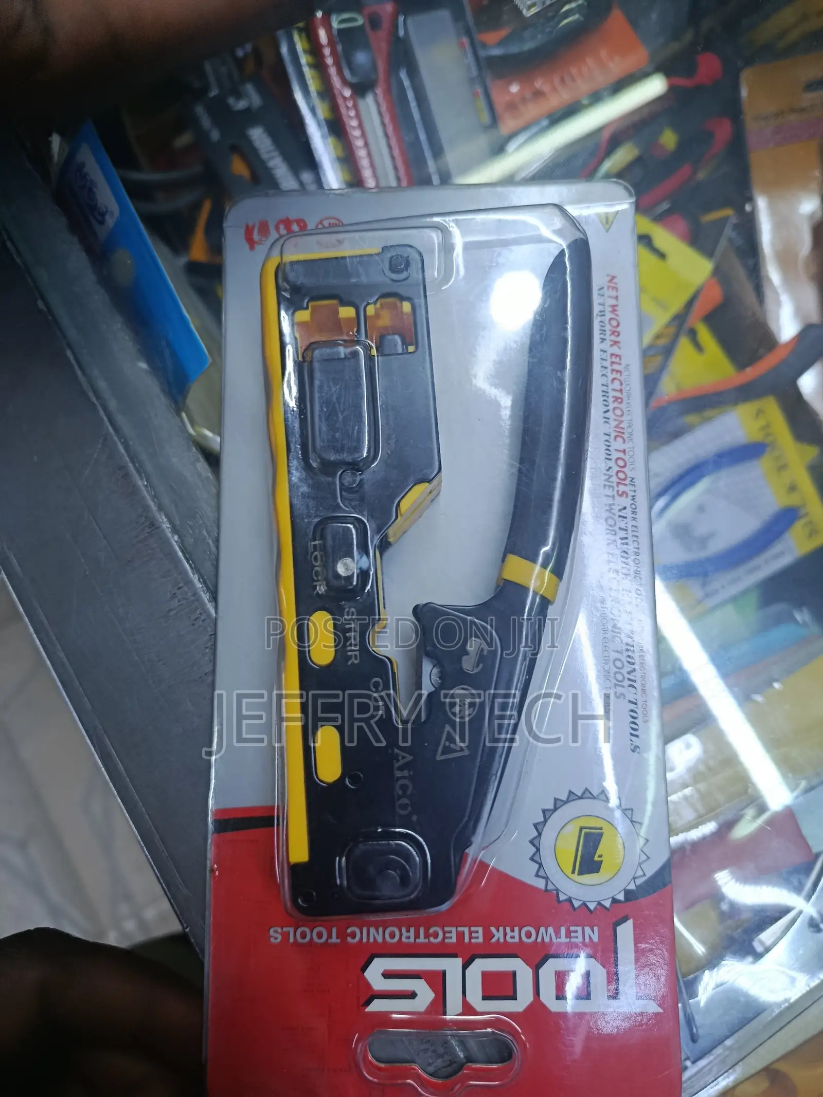 Rj45 Ethernet Network Tool Kit, Pass Through Cat6 Crimping Tool for R
