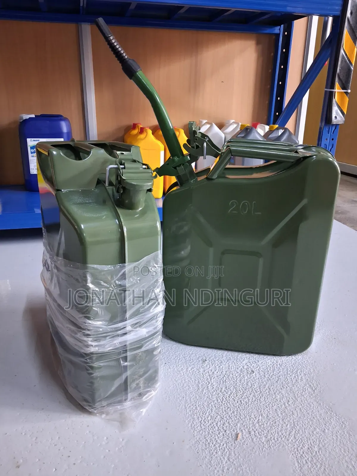 Fuel Jerrycans 20l Metallic – Safe Industrial Fuel Canister