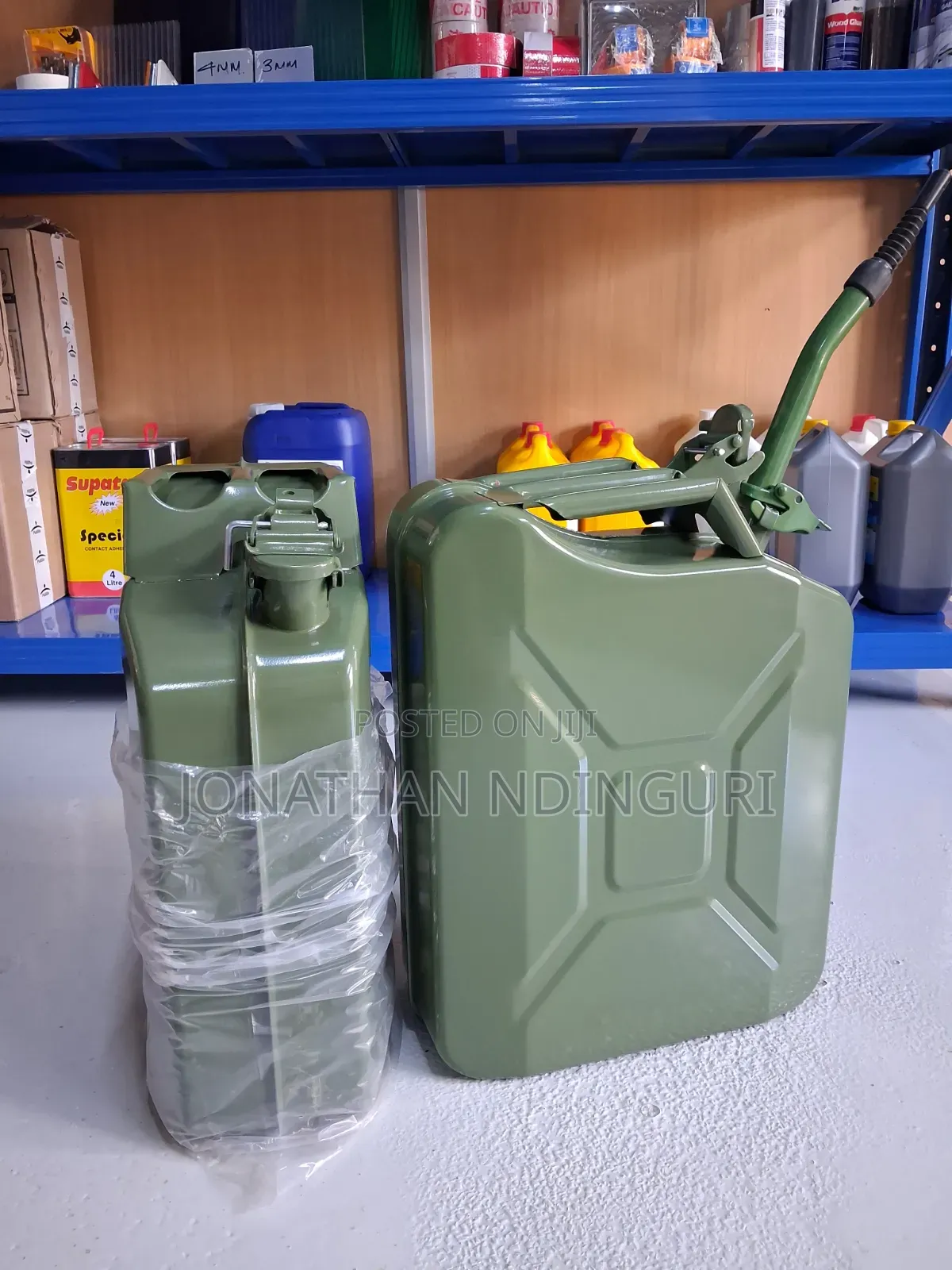 Fuel Jerrycans 20l Metallic – Industrial Grade Steel Jerrycan