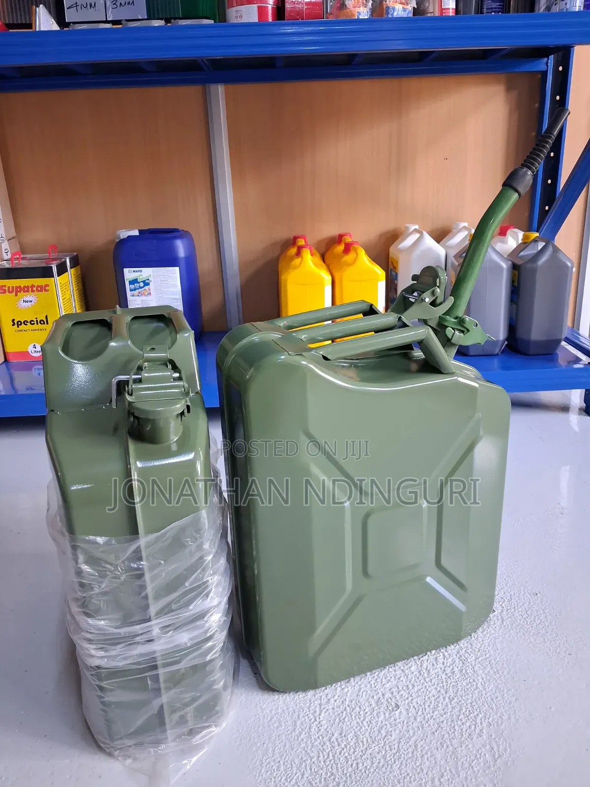 Fuel Jerrycans 20l Metallic – Industrial Grade Steel Jerrycan