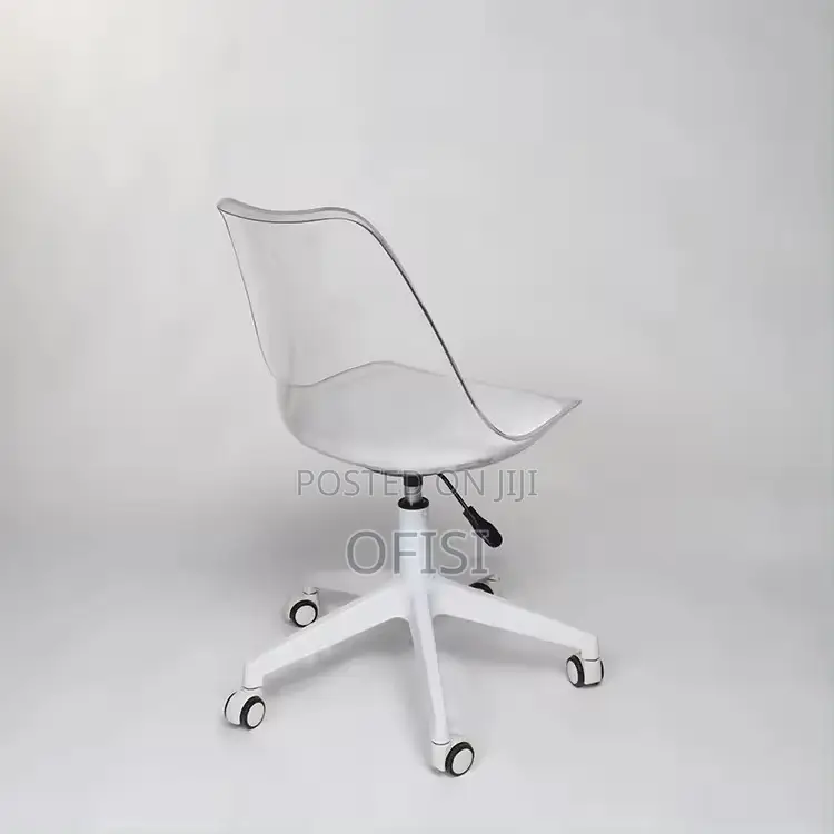 Office Chair; Plastic Swivel Home Office Study Chair