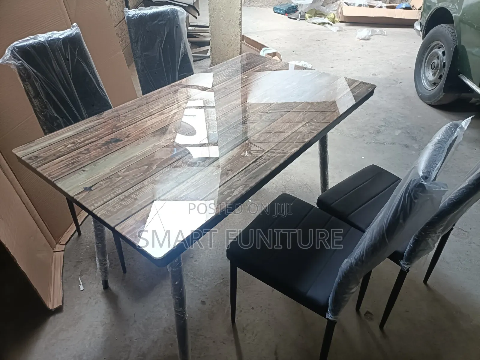 Glass Dining Table Rectangle Dining Table