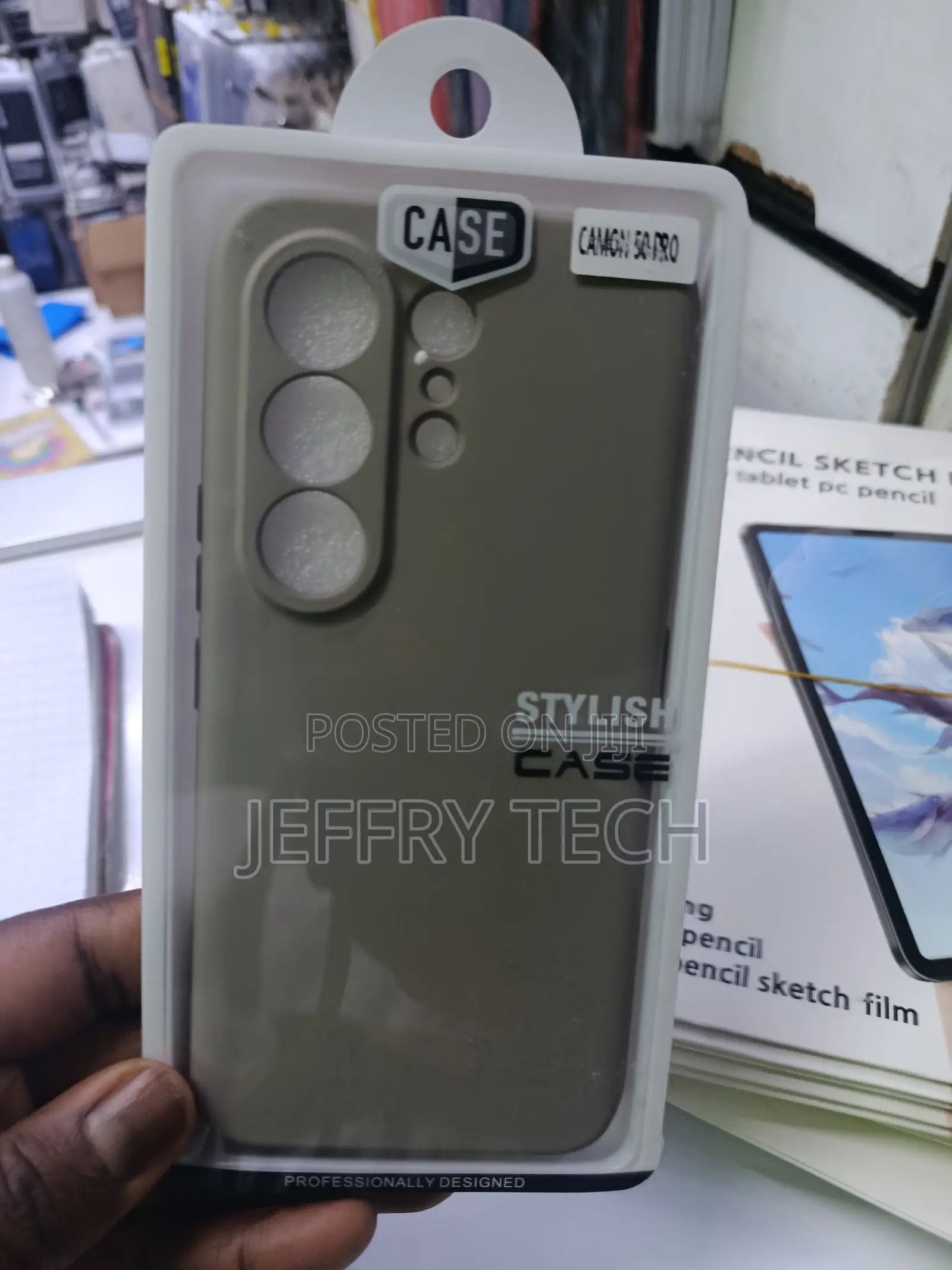 Tecno Camon 50 Pro Shockproof Matte Back Cover Protection Skin Feel