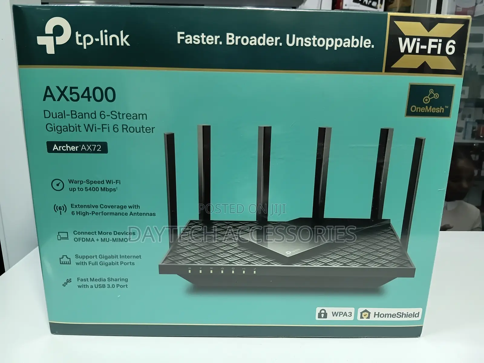 This Is a Tp-Link Archer Ax72 Ax5400 Dual-Band Wi-Fi 6 Router.