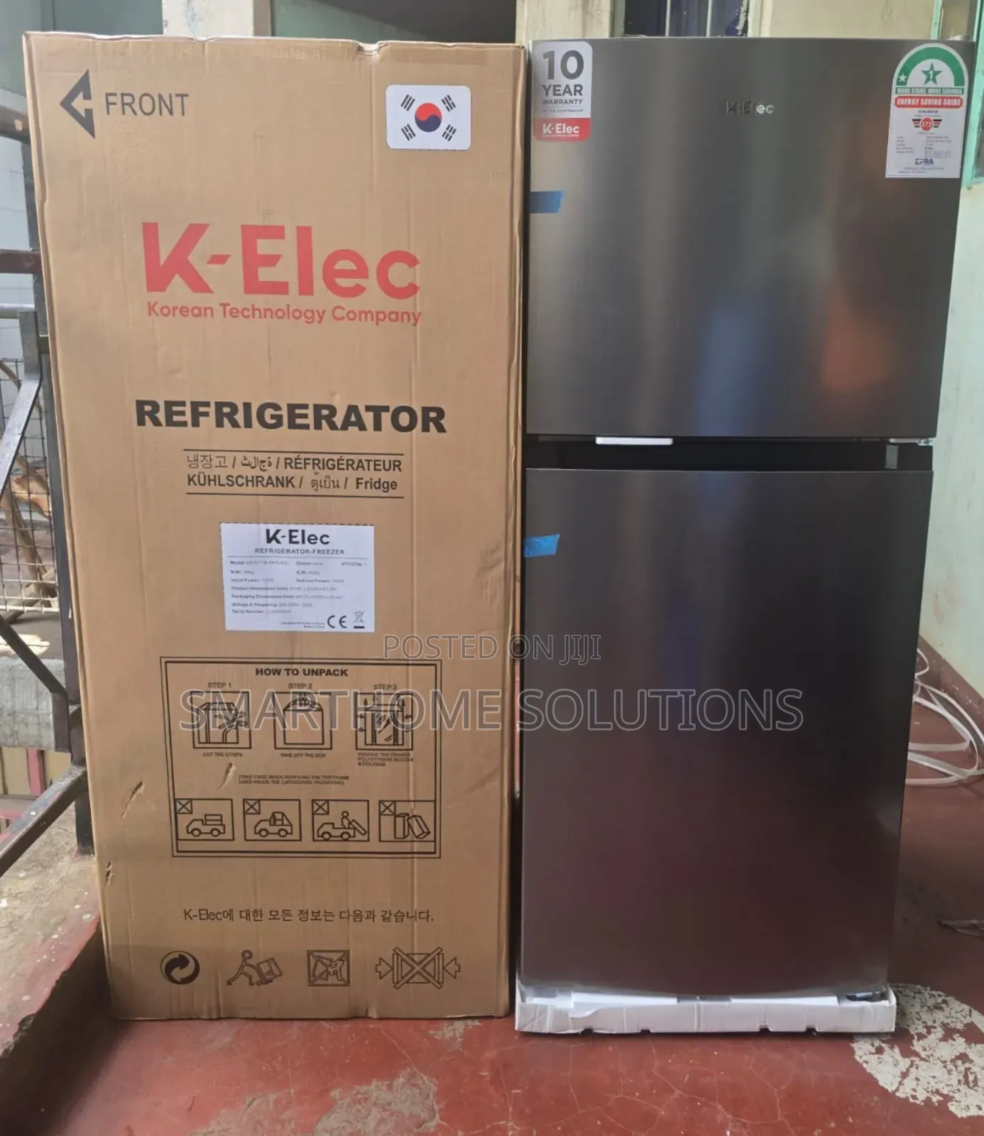 Klec 181 Litres Double Door No Frost Refrigerator / Fridge