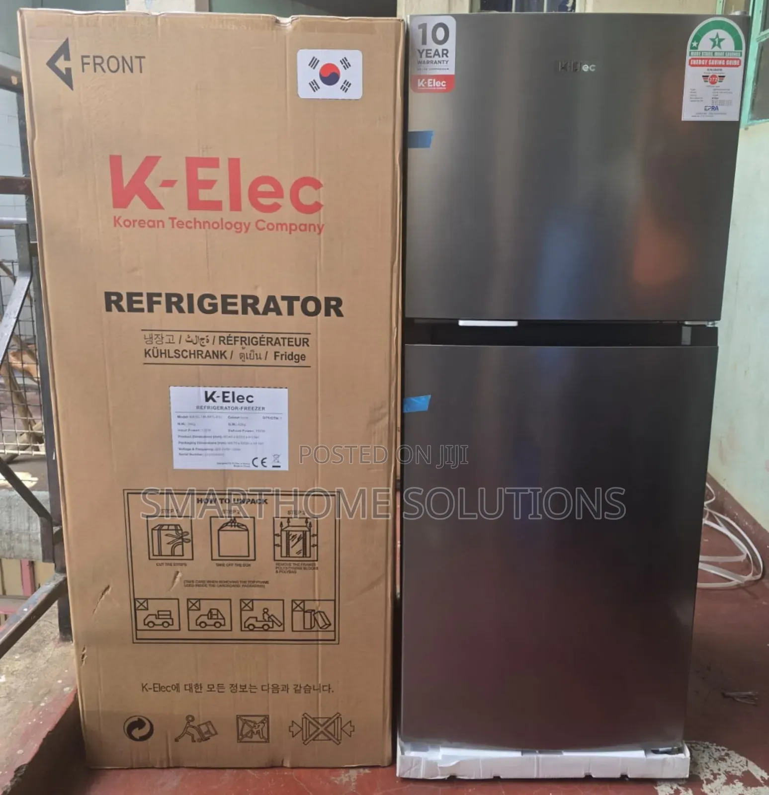 Klec 181 Litres Double Door No Frost Refrigerator / Fridge