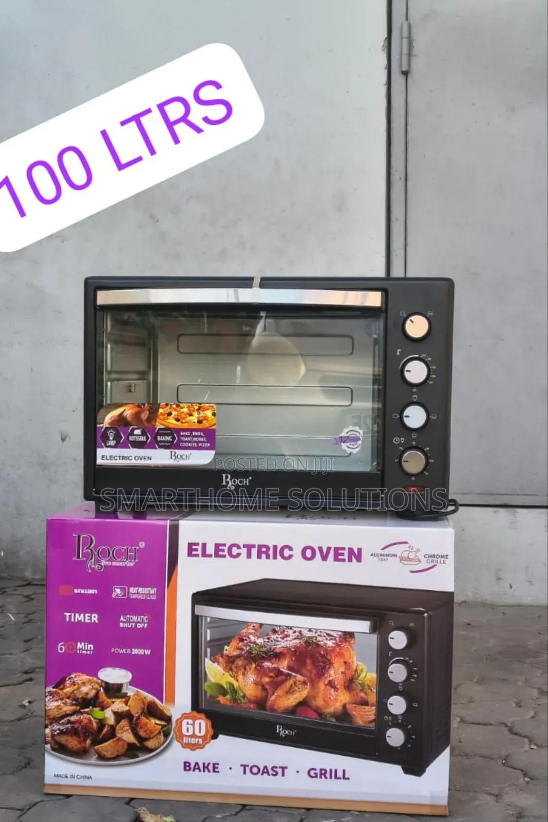 100 Litres Roch Reo-100lm-G (B) – Electric Oven