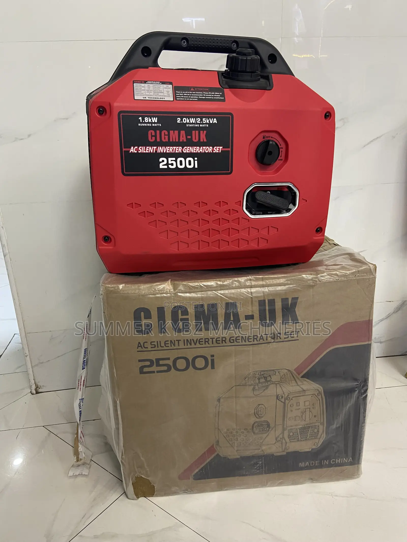 AC Silent Inverter Generator 2.5 Kva Cigma-Uk