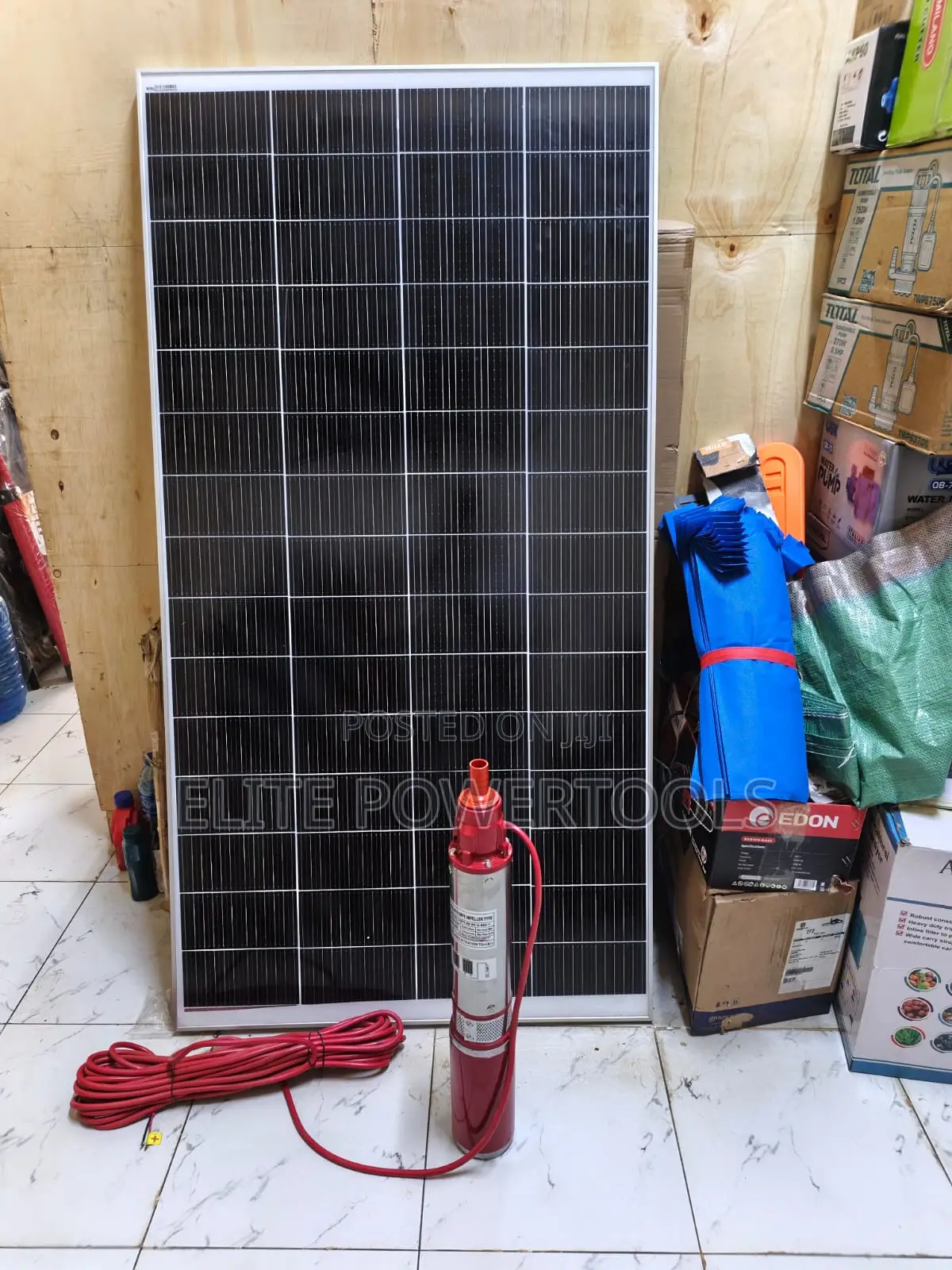 Tiger Solar Borehole Pump + Solar Panel Complete Kit