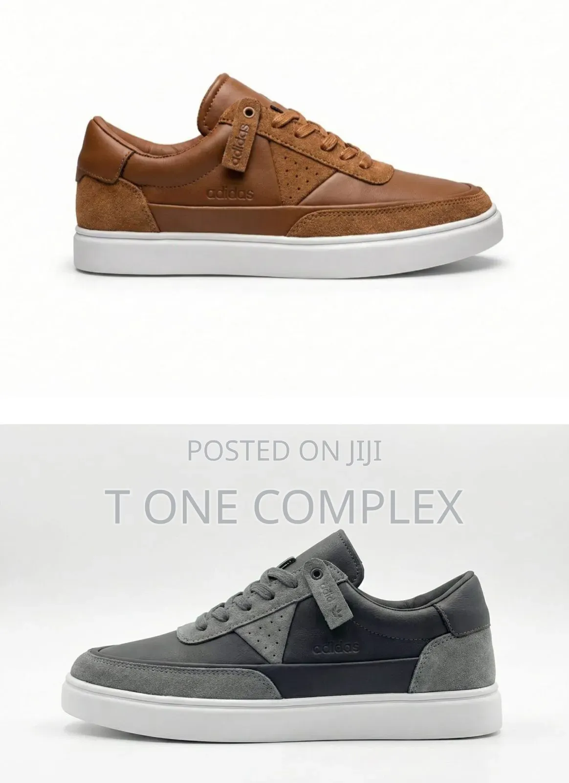 Adidas Style Urban Edge Sneakers Black Brown and Grey