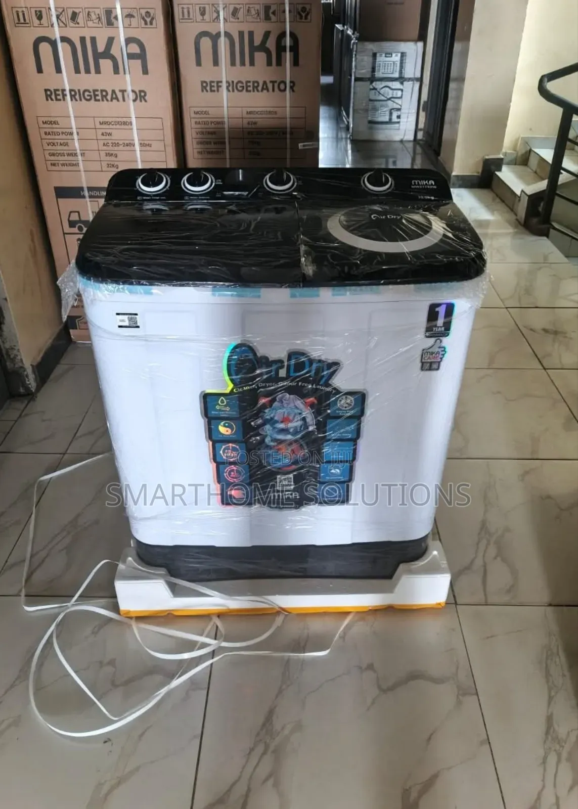 Mika 10kg Wash and Spin With an Air Dryer Top Load