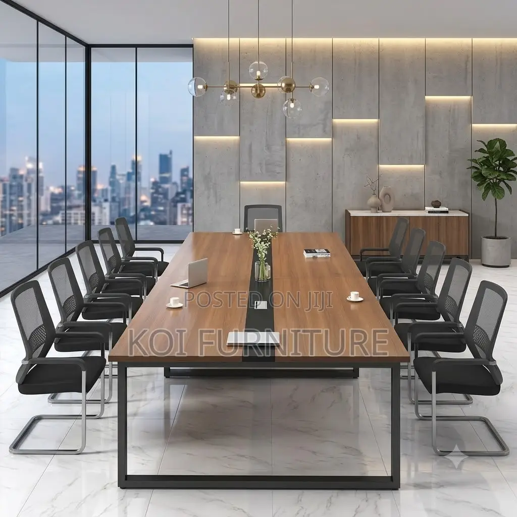 Office Desk; 2.4 Meters Executive Timber Boardroom Desk