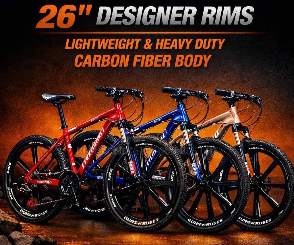 Light Weight Heavy Duty Carbon Fiber Body Bike With Shoxs