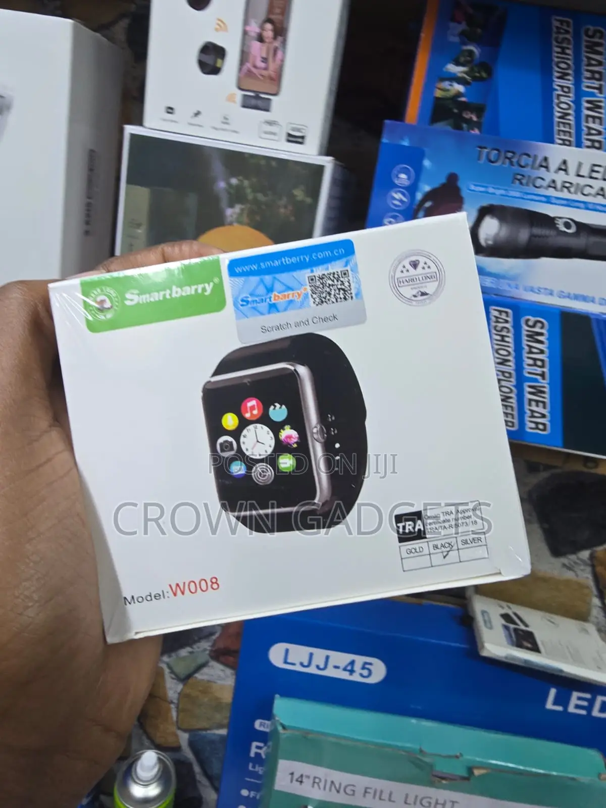 W008 Smart Watch With Anti-Lost Tracker and Camera