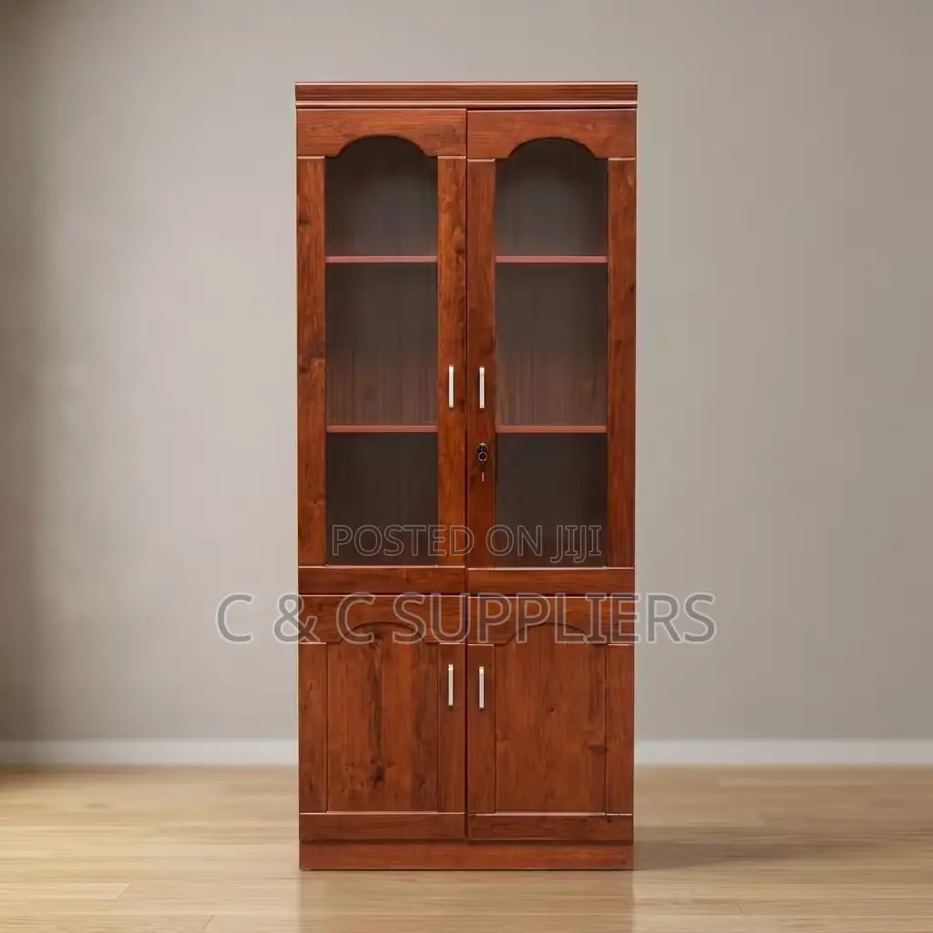 Executive Mahogany File Cabinet.