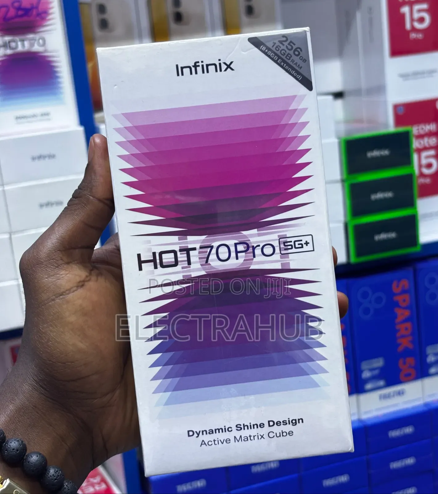 New Infinix Hot 70 256 GB Black