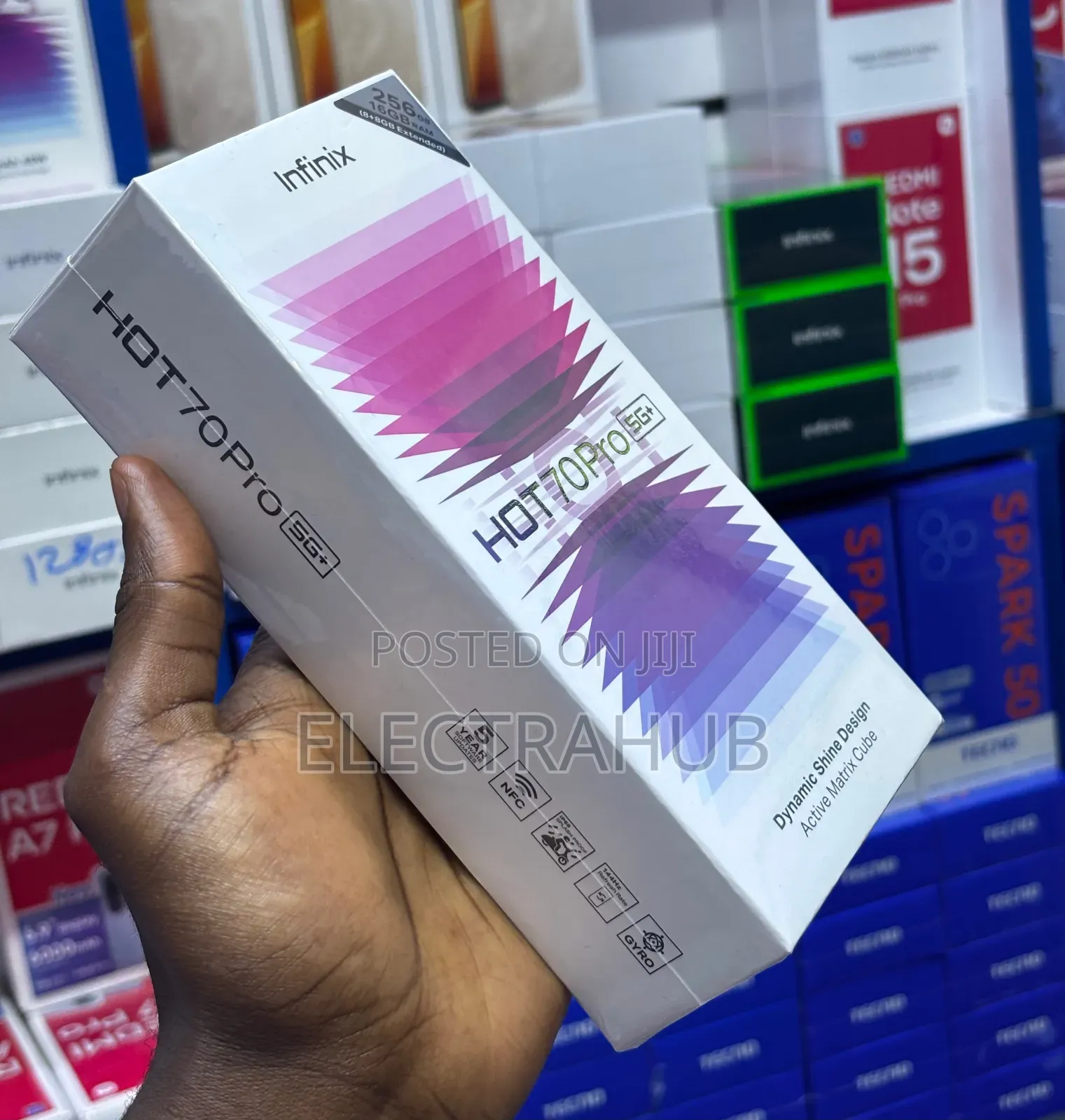 New Infinix Hot 70 256 GB Black