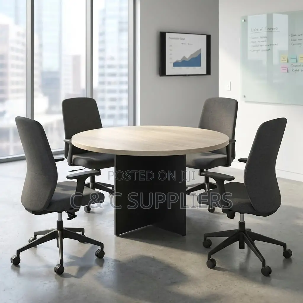 Round 4 Seater Office Meeting Table