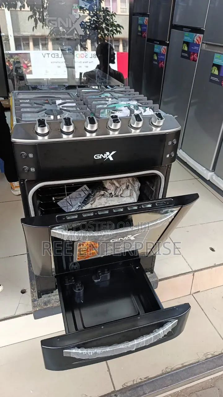 Gnix Black – 60×60 Premium Cooker
 3 Gas + 1electric Rapid