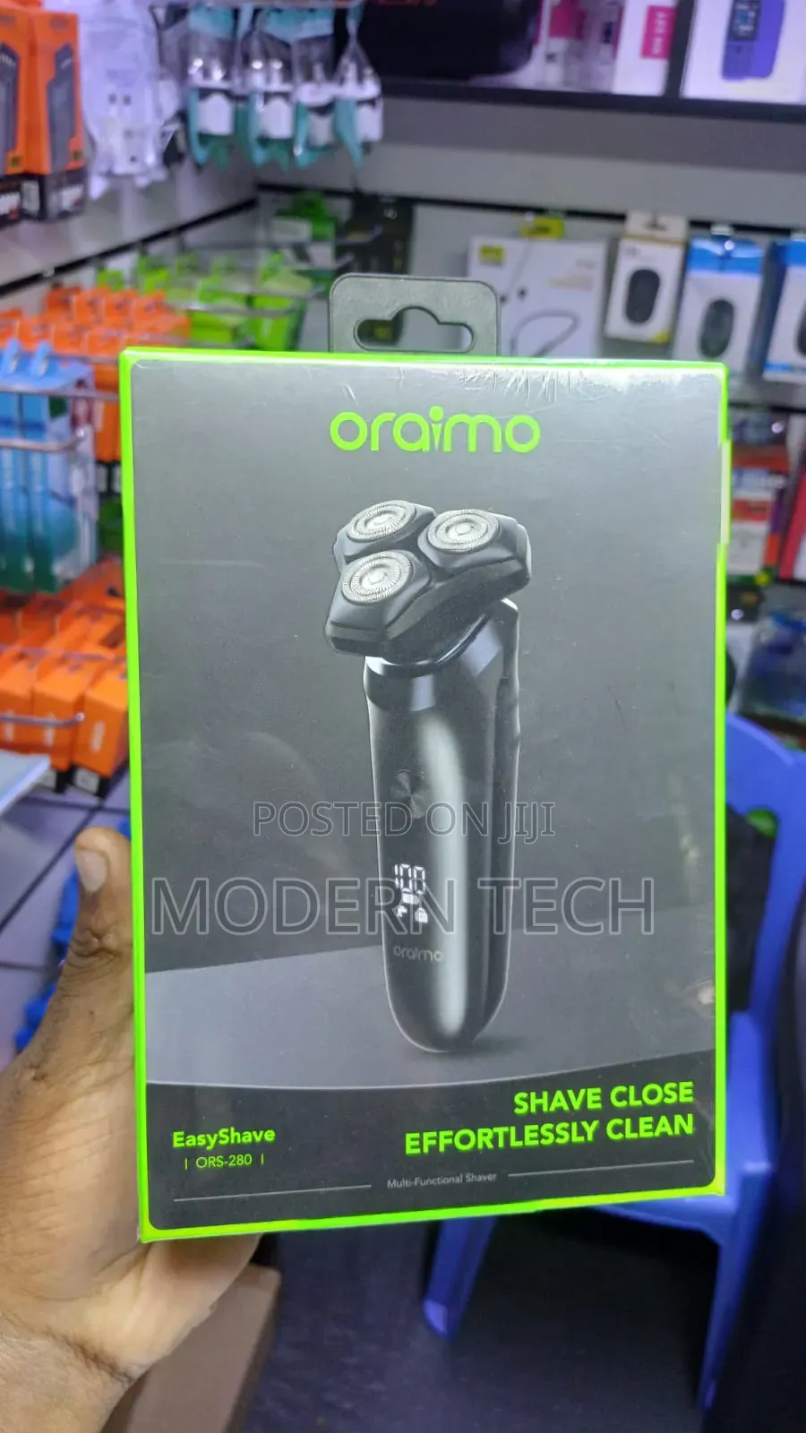 Oraimo Easyshave Digital Display Rechargeable Smoother Ors 280