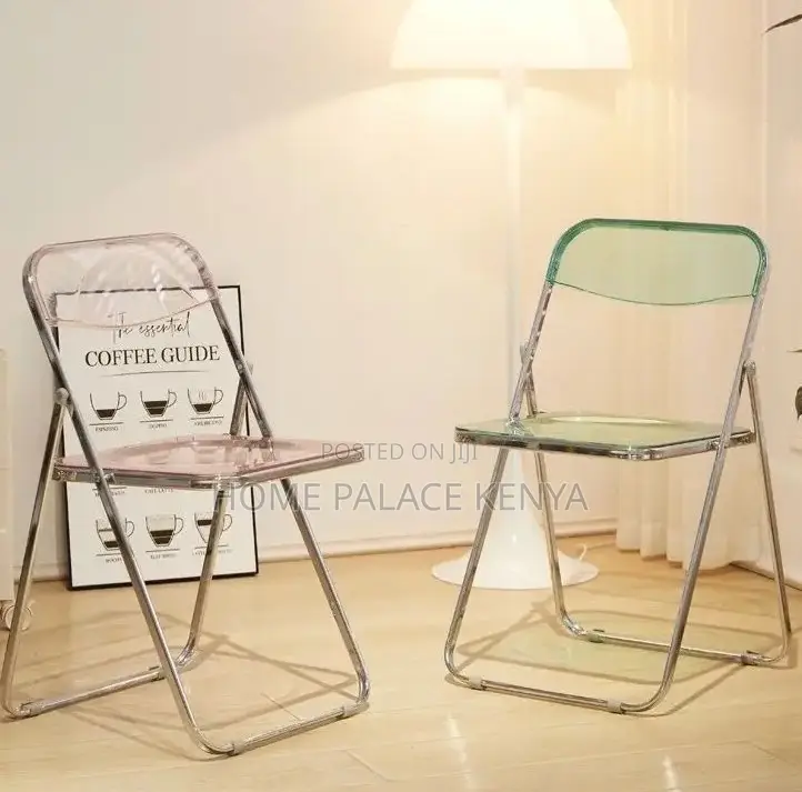 Party Chair: Plastic Portable Chair With Metal Coloured Sled Base