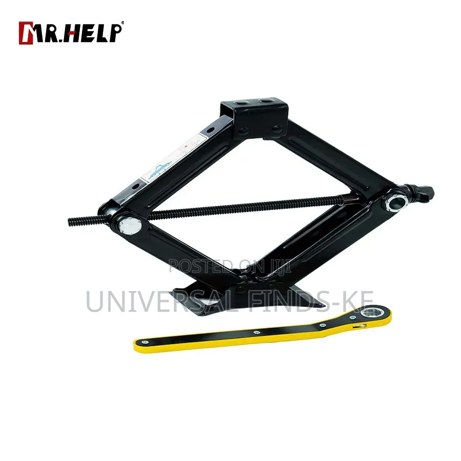 Heavy Duty Scissor Jack – Portable Car Lift Jack With Ratchet Wrench