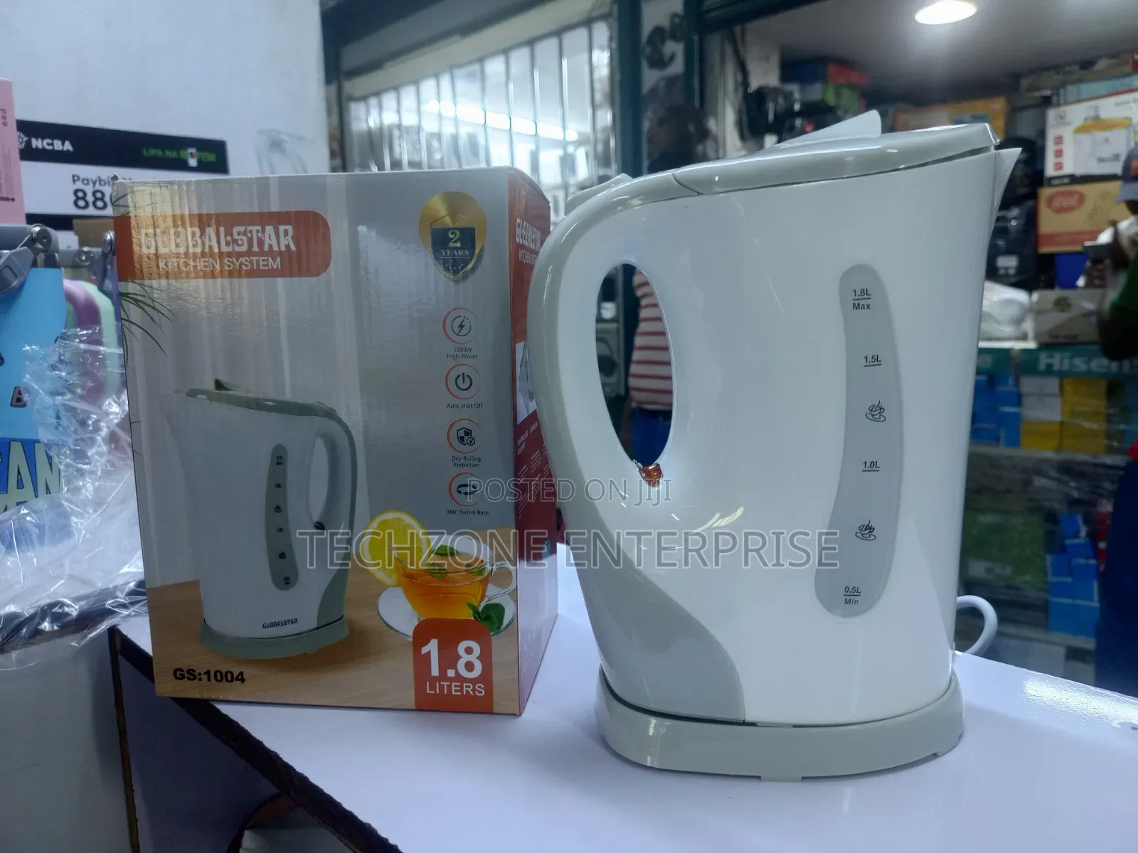 Globalstar 1004
Quality Electric Kettle 1.8 Litres
 