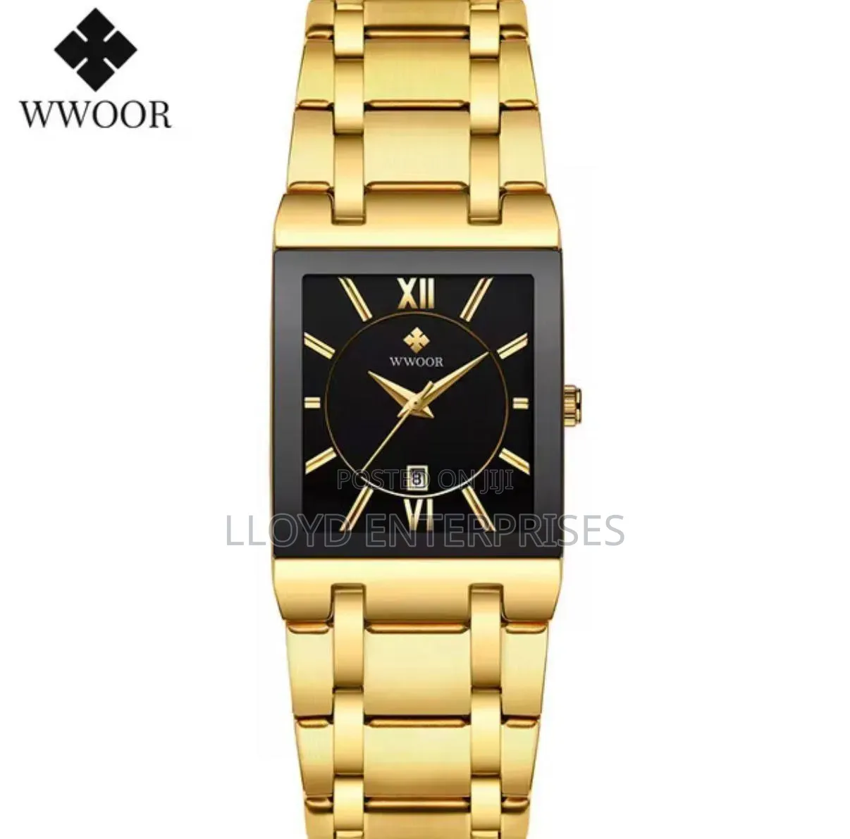 Wwoor Square Men Watch #8858