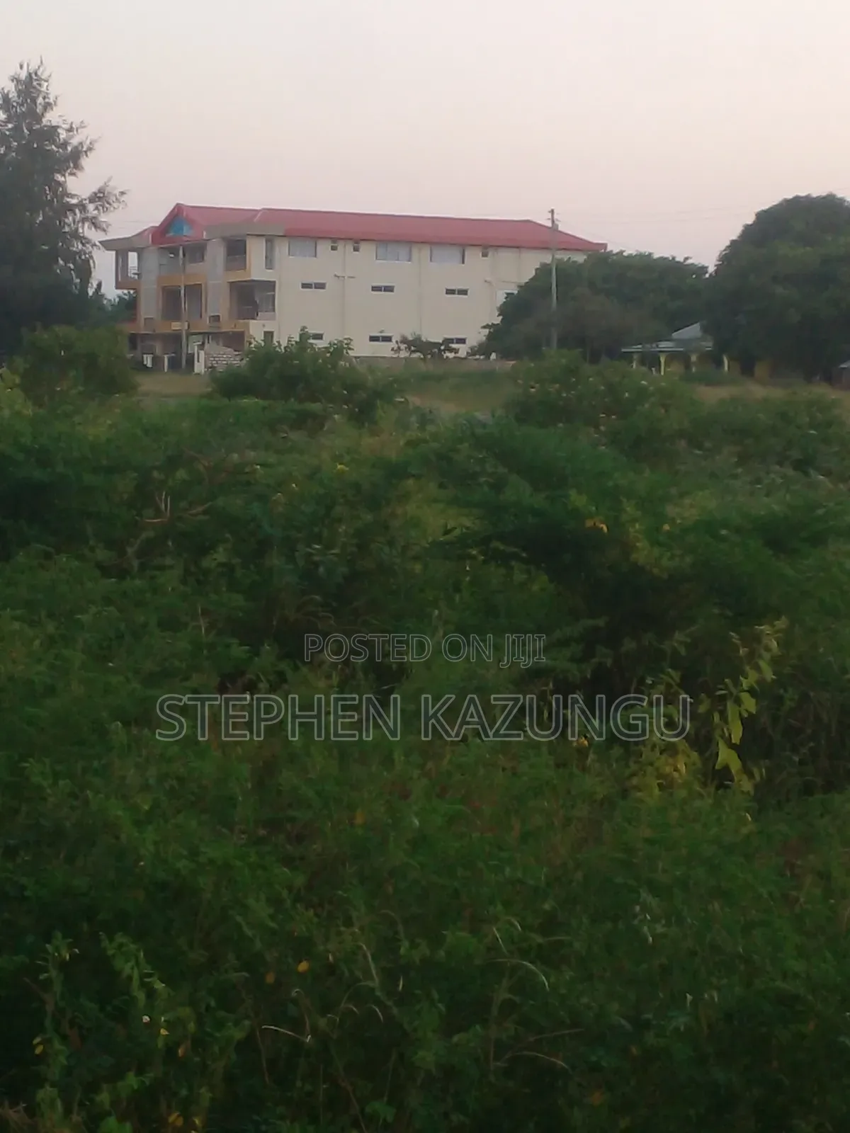 Slightly Big Than 1/2 Acre at Kinondo/Ganja La Simba on the Highway.