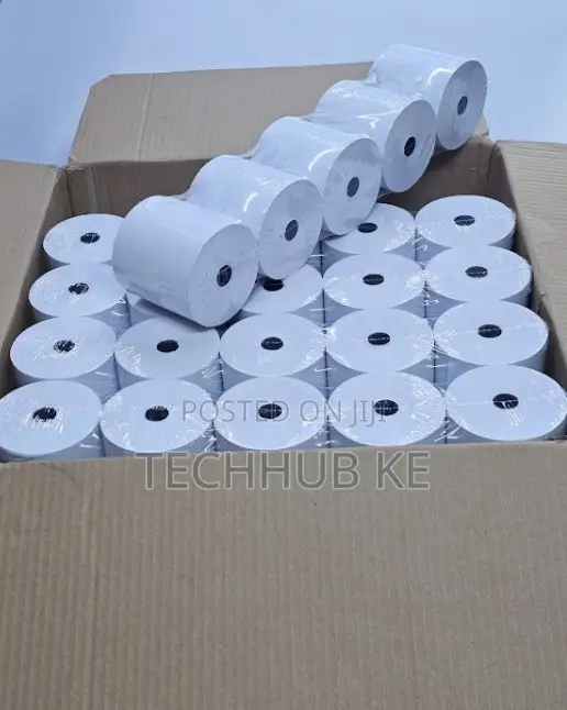 Pack of 50 Rolls Thermal Paper Roll 79mm X 80 Mm Paper Rolls