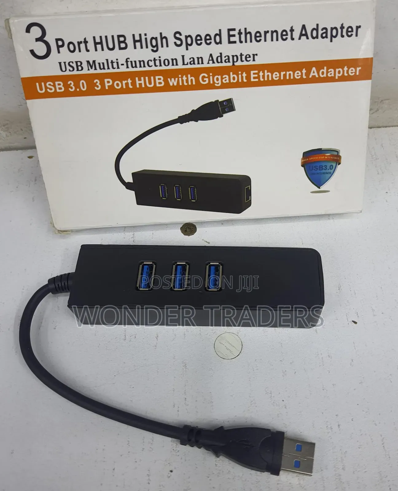 Usb Hub 3.0 With Gigabit Ethernet Adapter