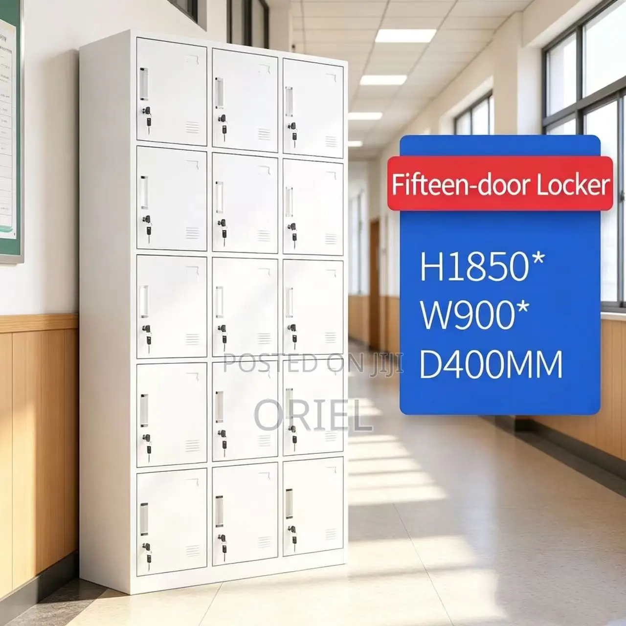 Office Cabinet 15-Locker Office Storage Cabinet