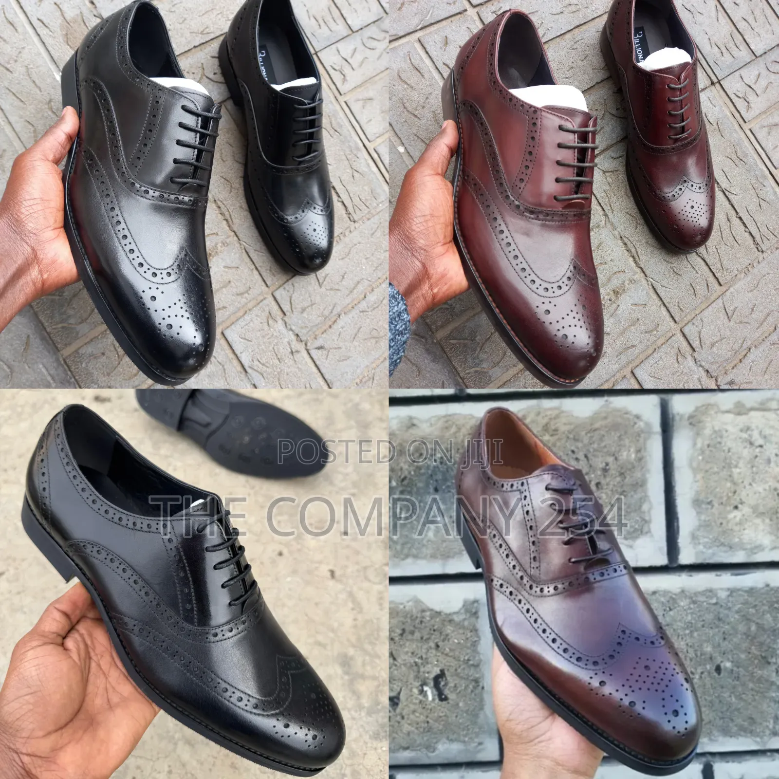 Quality Casual Leather Oxford Shoes With Rubber Sole Laced Casual