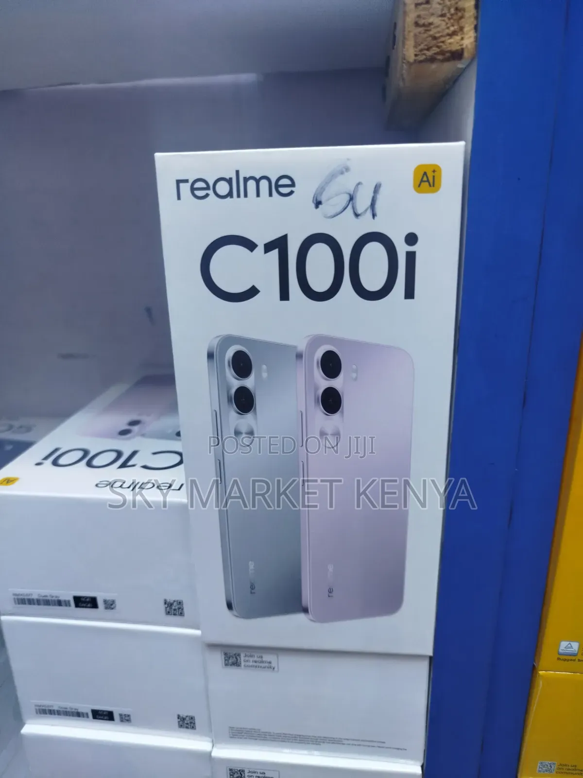 New Realme C100i 64 GB Gray