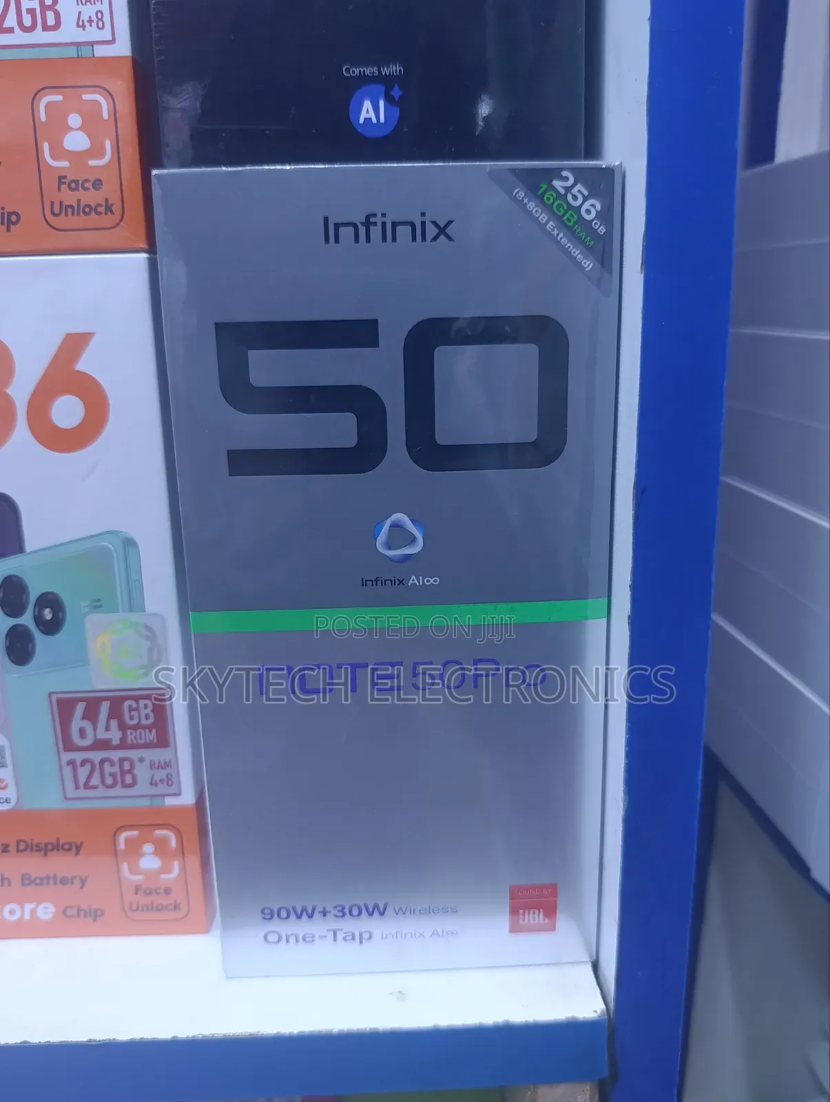 New Infinix Note 50 Pro 256 GB Gray
