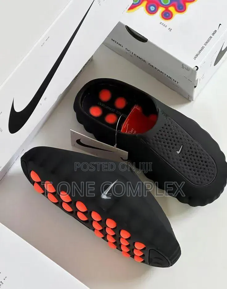 Quality Nike/Spa Mind Body Slides Black White Cream Brand New