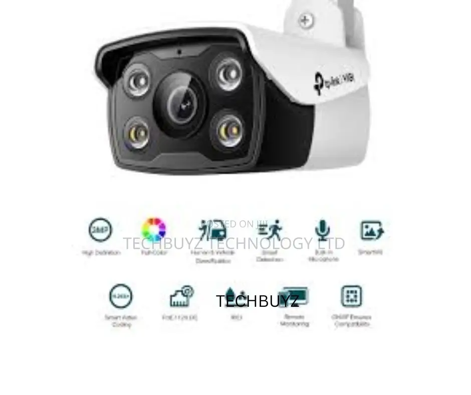 Tp-Link Vigi C330(4mm) 3mp Outdoor Full-Color Bullet Network Camera