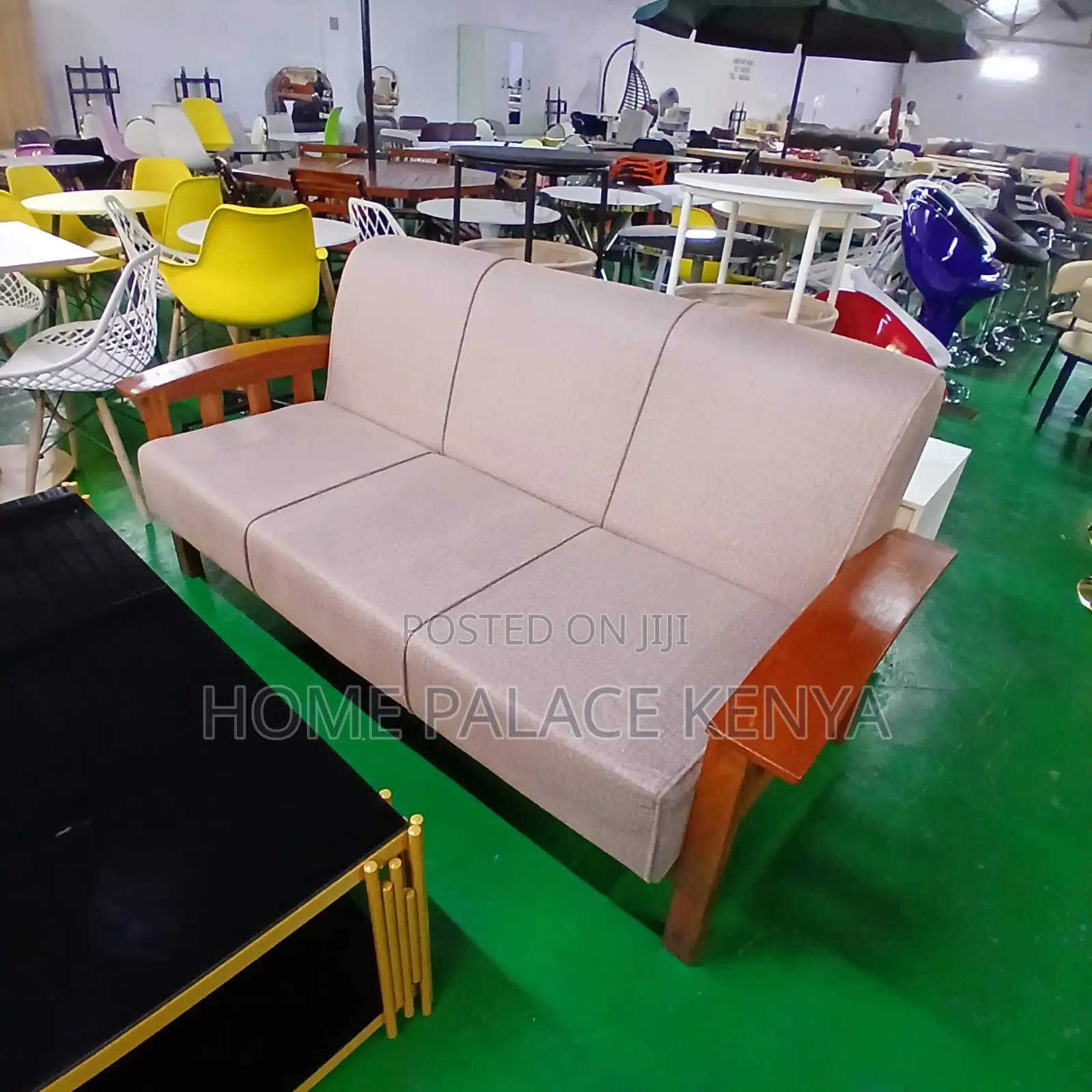 Home Sofa: 3 Seater High Density Lounge Sofa