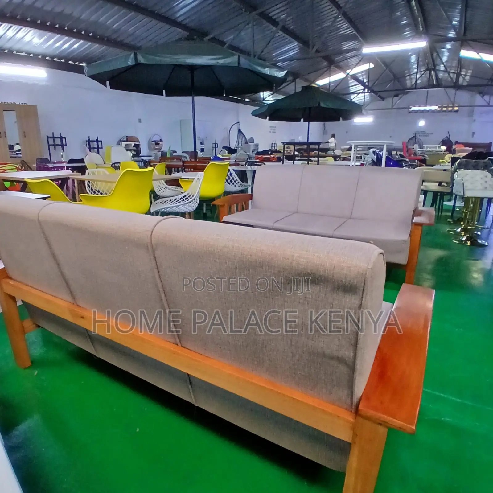 Home Sofa: 3 Seater High Density Lounge Sofa