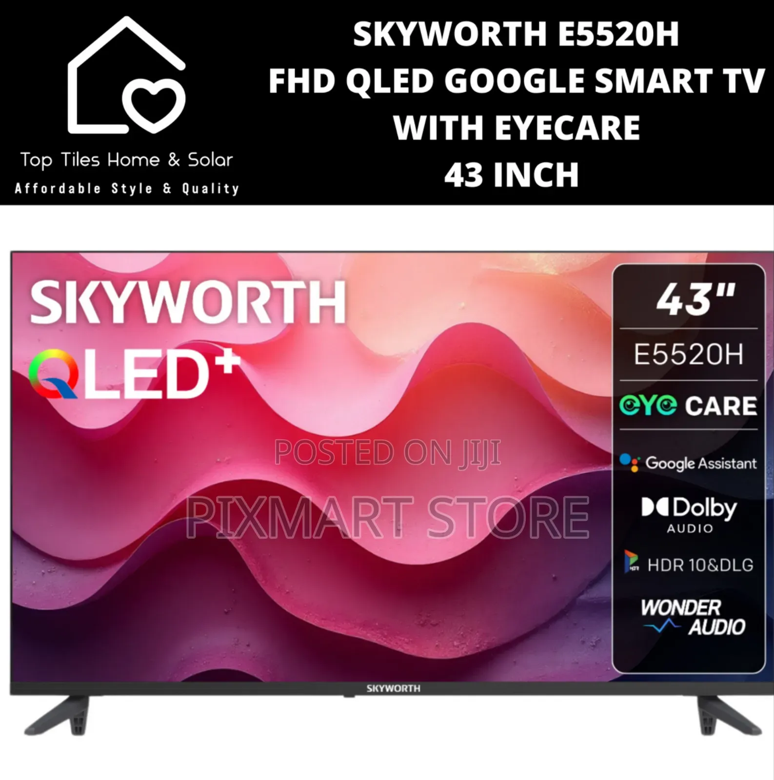 Skyworth 43" Qled Smart Google Tv